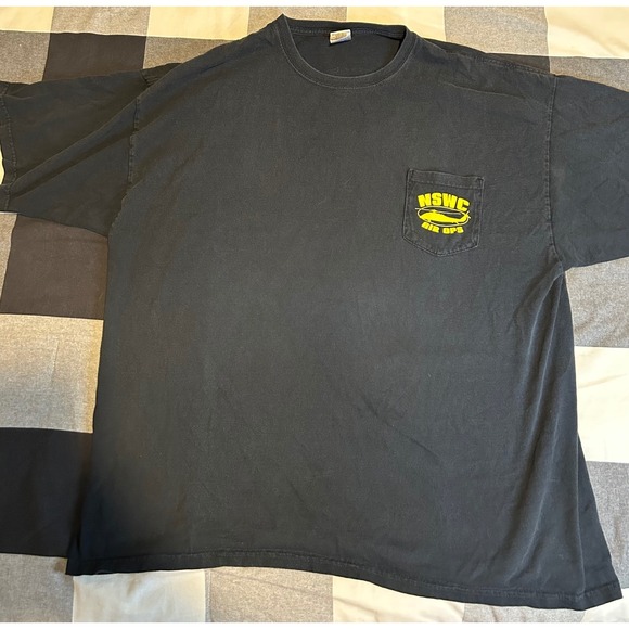 Vintage NSWC Air Ops Helicopter Panama City Beach FL US Navy T Shirt Mens 3XL - Picture 2 of 5